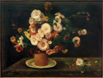 Bouquet of Asters by Gustave Courbet